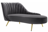 Maggie Chaise Lounge Black