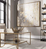 The Mist Metallic Oversized Large Framed Wall Art