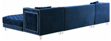 Belair Modern Sectional Sofa Cream