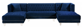 Belair Modern Sectional Sofa Grey