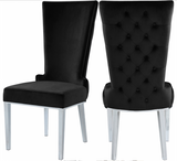 LaFlare Dining Chair S/2 Blue Navy