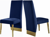 Valor Dining Chair S/2 Cream/Gold