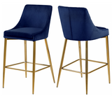 Capelli Counter Stool Gold S/2 Black