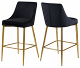 Capelli Counter Stool Gold S/2 Green