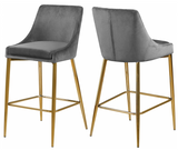 Capelli Counter Stool Gold S/2 Blush