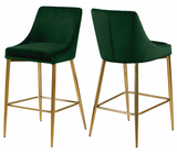 Capelli Counter Stool Gold S/2 Black
