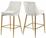 Capelli Counter Stool Gold S/2 Blush