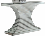Mirrored Curved Console