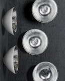 Silver Cup Wall Art, Set of 12 Silver