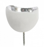 Silver Cup organic Wall Art, Set of 20 Silver