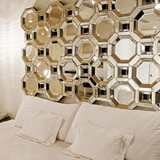 Combs Geometric Modern Mirror