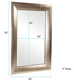 Metallica Oversized Modern Mirror
