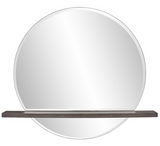 Float Mirror With Shelf