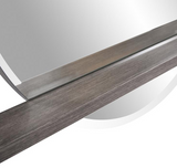 Float Mirror With Shelf
