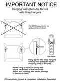 Float Mirror With Shelf