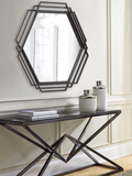 Intricate Metal Wall Mirror