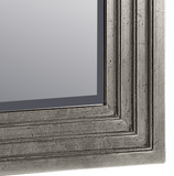Stepped Leaner Mirror Nickel