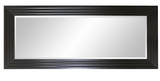 Stepped Leaner Mirror Black