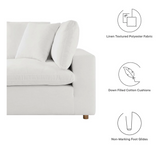 Plush Oversized Modular Sectional Sofa White