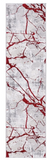 Crimson Strands Area Rug