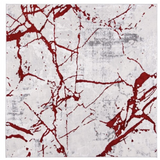 Crimson Strands Area Rug