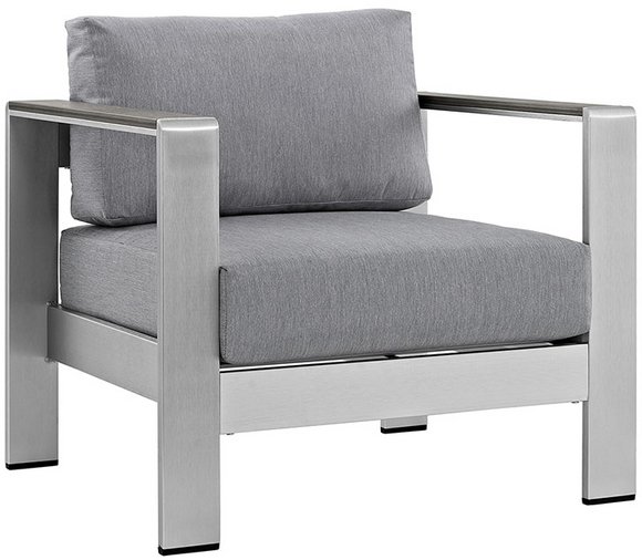 Modus Aluminum Outdoor Chair Grey