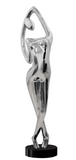 In Over Your Head Chrome Oversized Sculpture