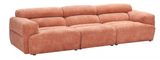 Silas Modular Sectional Orange 3pc