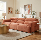Silas Modular Sectional Orange 3pc