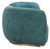 Jamela Open Back Sofa Teal