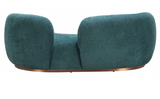 Jamela Open Back Sofa Teal