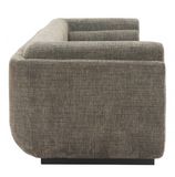 Ewing U Shaped Modern Sofa Green Tweed