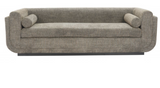 Ewing U Shaped Modern Sofa Green Tweed