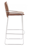 Polaris Faux Leather Barstool
