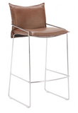 Polaris Faux Leather Barstool