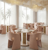 Rosalyn Dining Chair Tan Beige