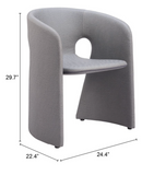 Rosalyn Dining Chair Slate Gray