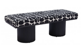 Boto Bench Black and White