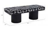 Boto Bench Black and White