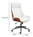 Flexplay Office Chair Highback White