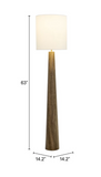 Woodard Outdoor Solar Floor Lamp