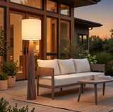 Woodard Outdoor Solar Floor Lamp