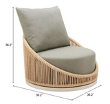 Catwaba Outdoor Swivel Chair