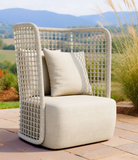 Hudson High Back Outdoor Lounge or Accent Chair
