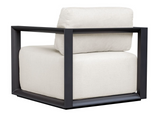 Remey Outdoor Lounge Chair Java Black and Oyster