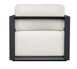 Remey Outdoor Lounge Chair Java Black and Oyster