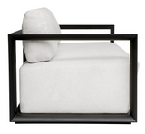 Remey Outdoor 3 Seater Sofa Java Black and Oyster