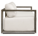 Remey Outdoor 3 Seater Sofa Weathered Grey and Oyster