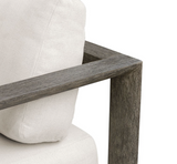 Remey Outdoor 3 Seater Sofa Weathered Grey and Oyster
