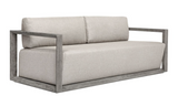 Remey Outdoor 3 Seater Sofa Weathered Grey and Dove